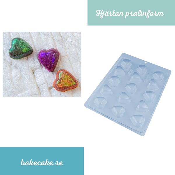 Pralinform Hjärta Chokladform - BWB 717