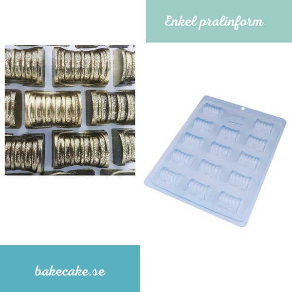 Pralinform Mönstrad Kupol Chokladform - BWB 9642