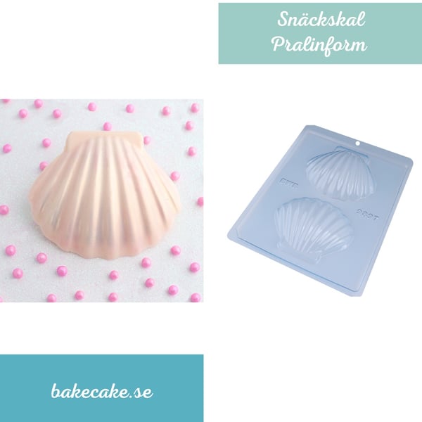 Pralinform Snäckskal Chokladform - BWB 9897