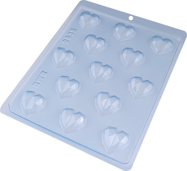 Pralinform Små Diamant Hjärta 13st - Diamond Heart - BWB 9835