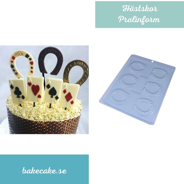 Pralinform Hästsko Chokladform - Horse Shoe - BWB 9466 Pralinform Hästsko Chokladform - Horse Shoe - BWB 9466