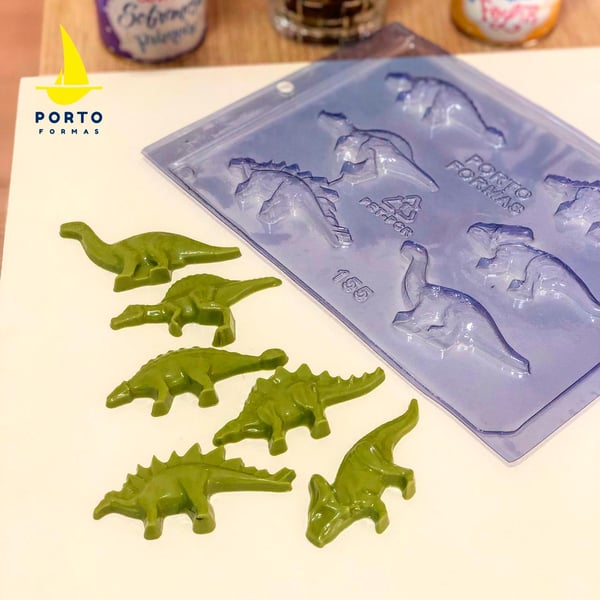 Pralineform Dinosaurer Chokoladeform - Porto Formas 155