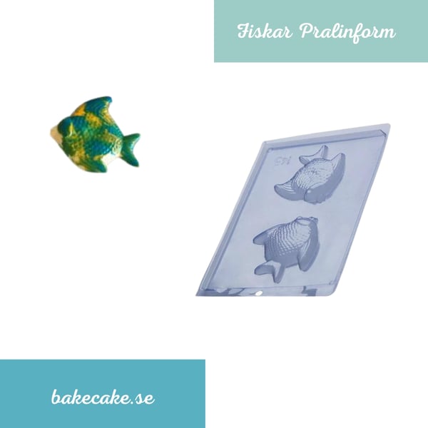 Pralineform Fisk Chokoladeform - Porto Formas 145