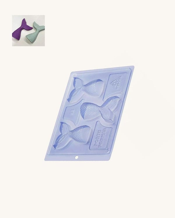 Praliini muotti Merenneidon pyrstö - Porto Formas 68 - Special 3 Part Mold