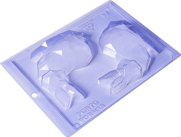 Pralinform Kanin Chokladform - Porto Formas 74 - Special 3 Part Mold