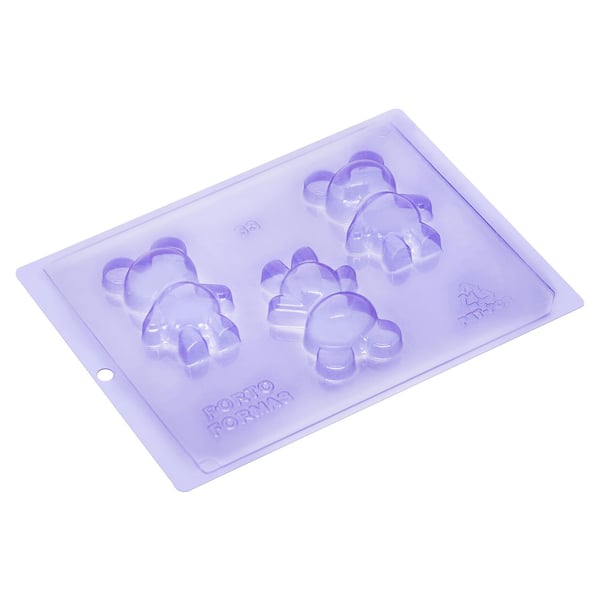Pralineform Bamse Chokoladeform - Porto Formas 63 - Special 3-delt form