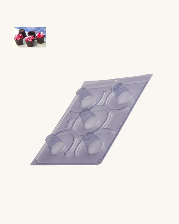 Pralineform Kop Kuple - Chokoladeform - Porto Formas 14 - Special 3-delt form