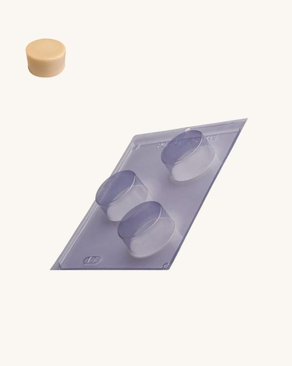 Praliini muotti Ympyrä, Kupoli - Suklaamuotti - Porto Formas 16 - Special 3 Part Mold