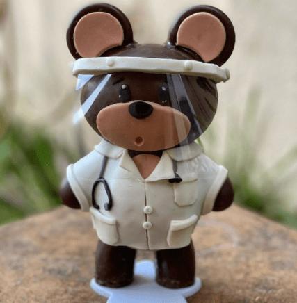 Pralineform Bamse Chokoladeform - Porto Formas 05 - Special 3-delt form