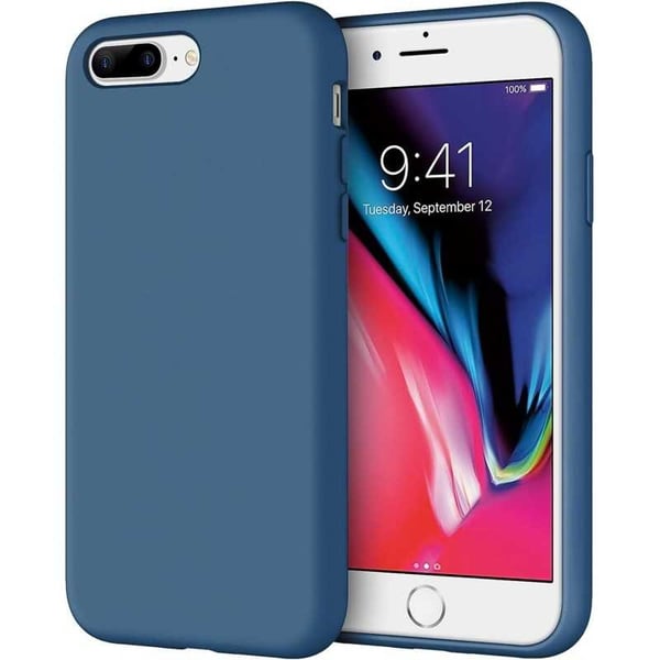 Kuminen iskunkestävä kotelo iPhone 7 Plus / 8 Plus - Sininen