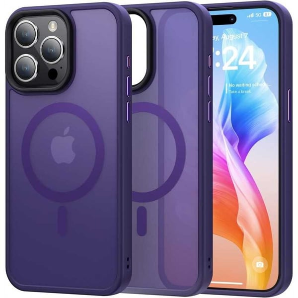 iPhone 14 Pro läpinäkyvä iskunvaimenninkotelo, MagSafe-yhteensopiva V2