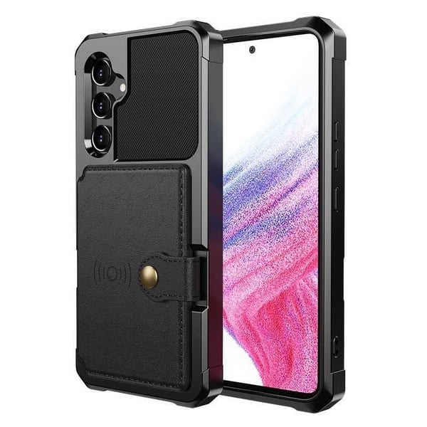 Samsung S24 Iskunkestävä Premium-kansi, 4-LOKESTO Solid V3 RFID