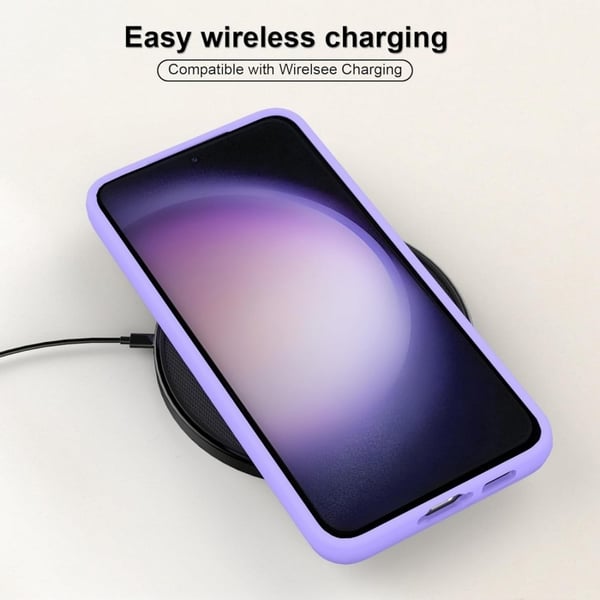 Samsung S24 kumoitu Matte Shell Liquid - Lila