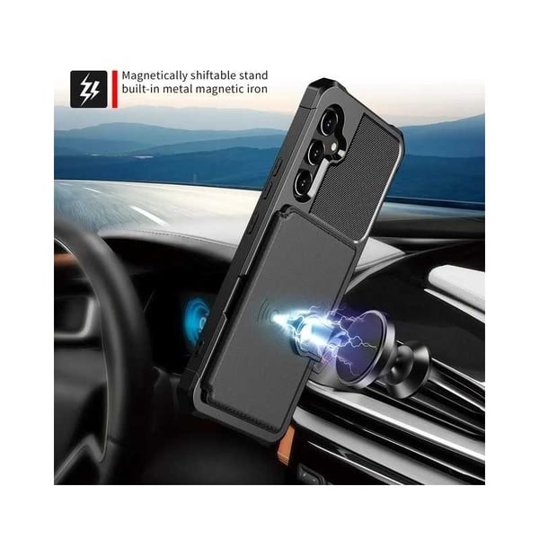 Samsung S24 Plus Iskunkestävä Premium-kansi, 4-LOKESTO Solid V3 RFID
