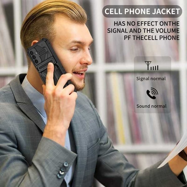 Samsung A25 5G Stöttåligt Skal Kickstand & Kortfack ThinArmor V3