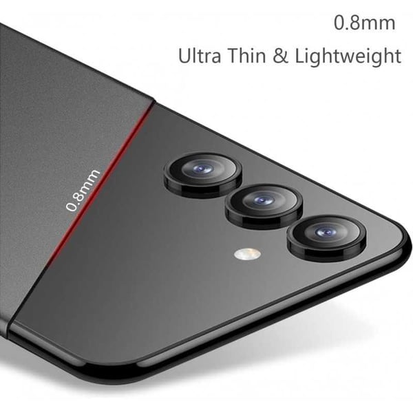 Samsung A55 5G Ultra-ohut kumipinnoitettu Mattavärinen Basic V2