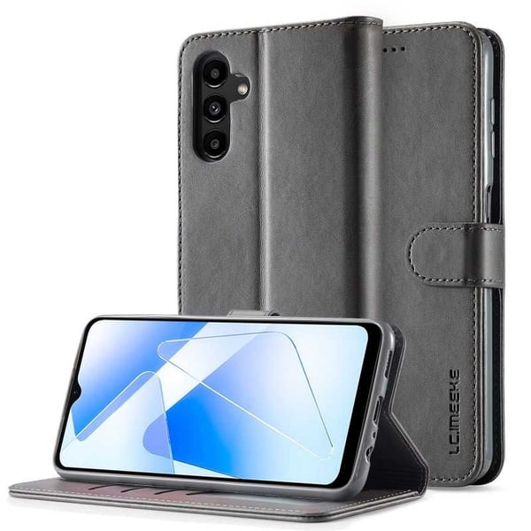 LC.IMEEKE lompakkokotelo Samsung A15 5G - Harmaa