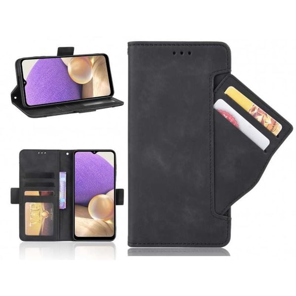Samsung A55 5G lompakkokotelo PU-nahkainen 6-POCKET Winston V3