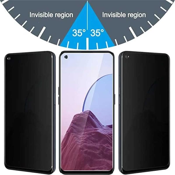 OnePlus Nord CE 2 Lite 5G Privacy Karkaistu lasi 0,26mm 2,5D 9H