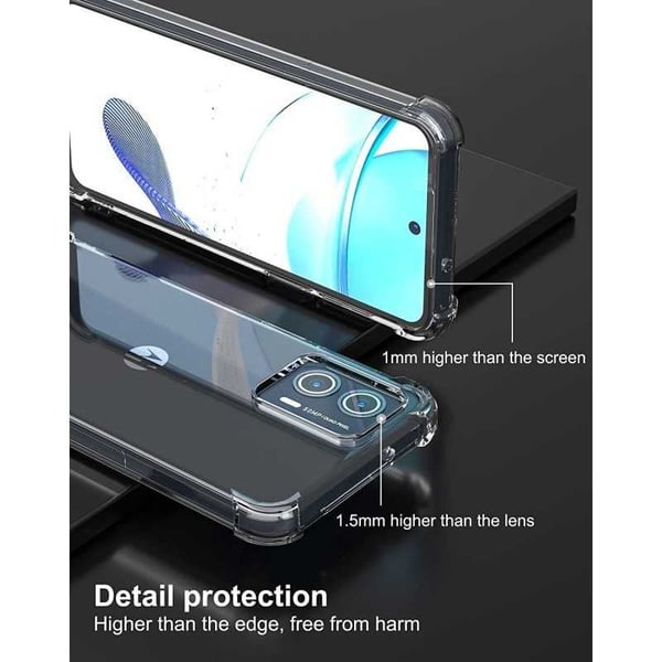 Motorola Moto G54 iskuja vaimentava silikonikotelo Shockr