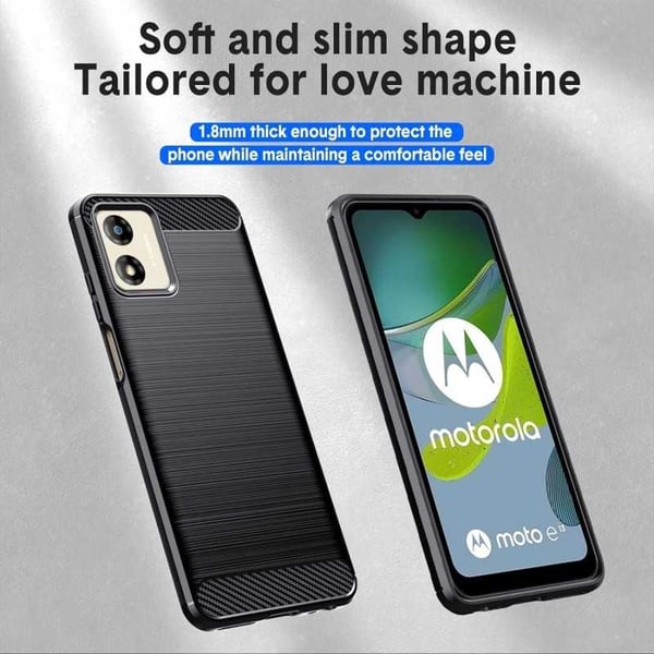 Motorola Moto E13 iskunkestävä SlimCarbon kotelo