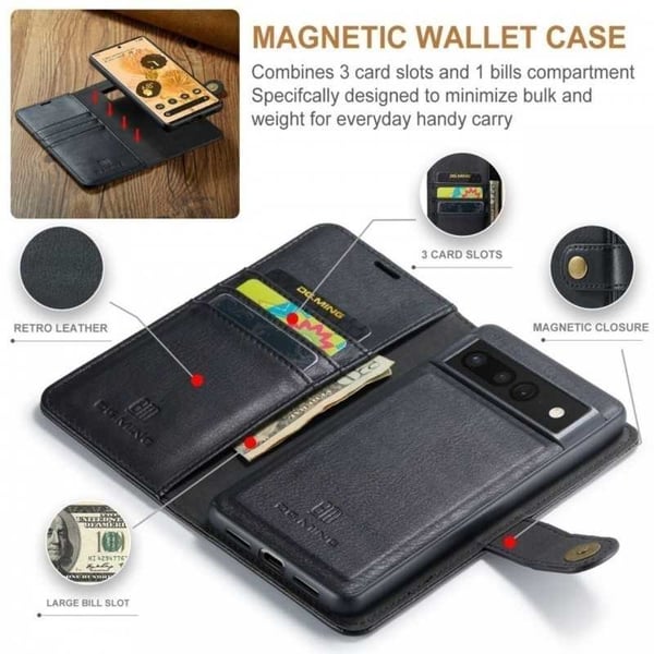 Mobilplånbok Magnetisk DG Ming för Google Pixel 8a