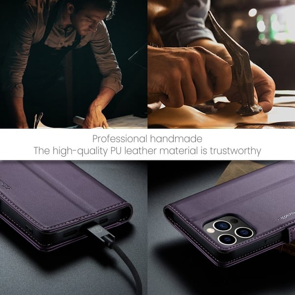 CaseMe Skin Pro Case iPhone 12 Pro Max - violetti