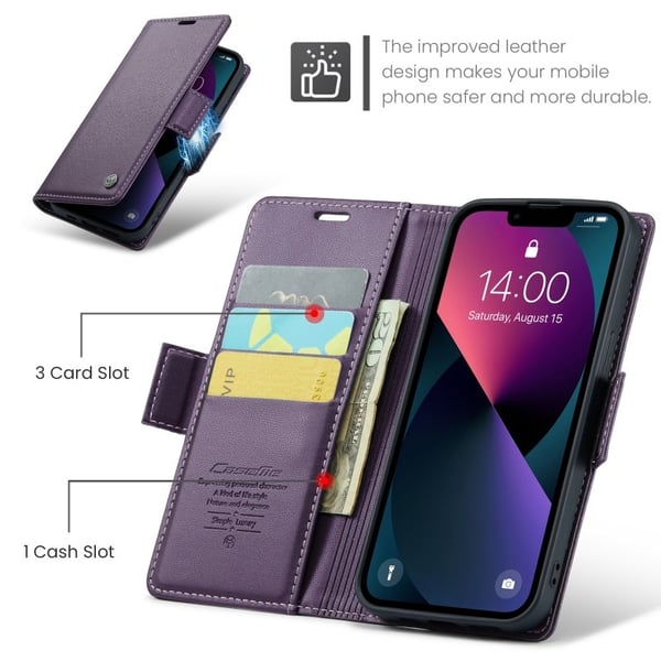 CaseMe Skin Pro Fodral iPhone 14 - Lila