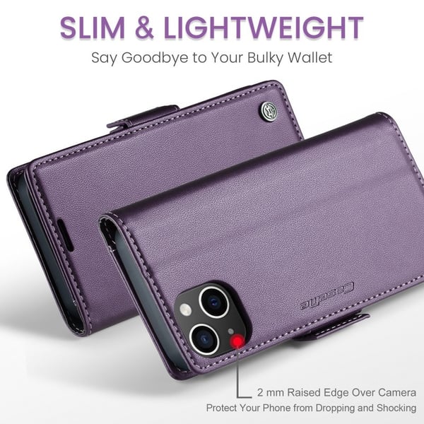 CaseMe Skin Pro Case iPhone 15 - violetti