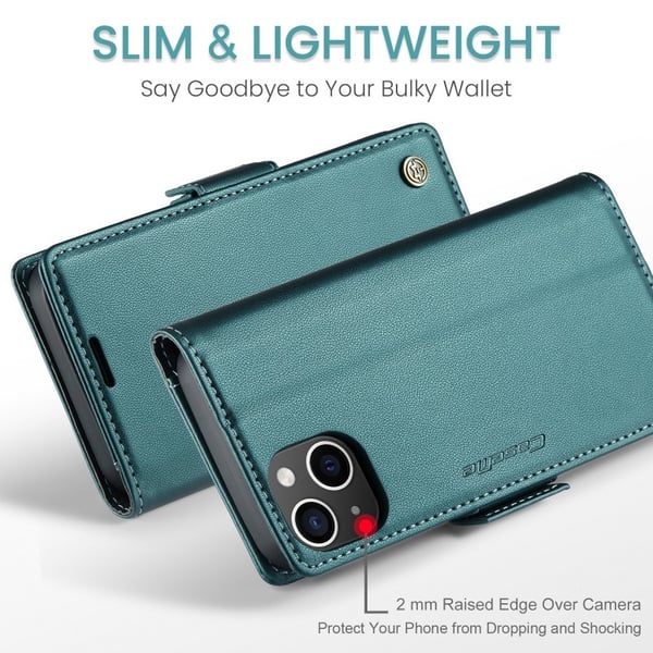 CaseMe Skin Pro Case iPhone 14 - Vihreä