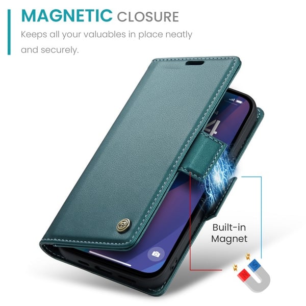 CaseMe Skin Pro Case iPhone 15 - Vihreä
