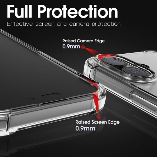 iPhone 16 Plus Stöttåligt Skal med Förstärkta Hörn