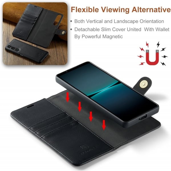 Mobilplånbok Magnetisk DG Ming Xperia 1 VI