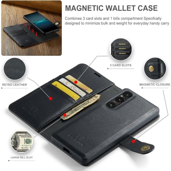 Mobilplånbok Magnetisk DG Ming Xperia 1 VI