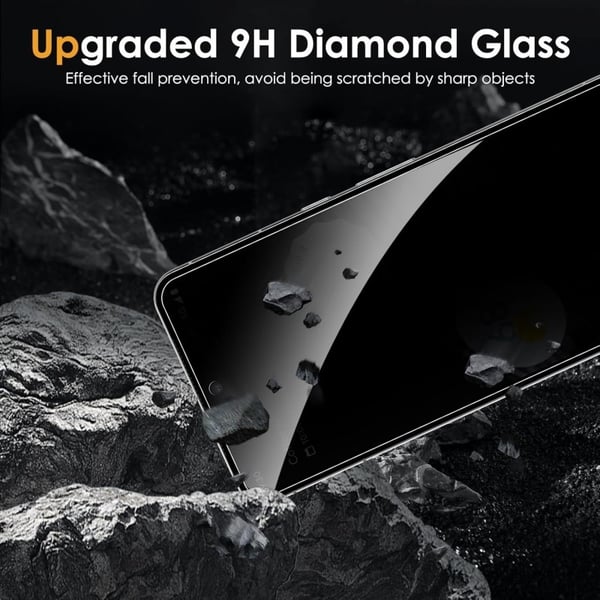 Google Pixel 9 / 9 Pro Privacy Härdat glas 0.26mm 2.5D 9H