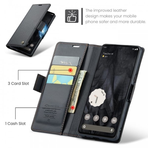 CaseMe Skin Pro Fodral Google Pixel 9 / 9 Pro - Svart