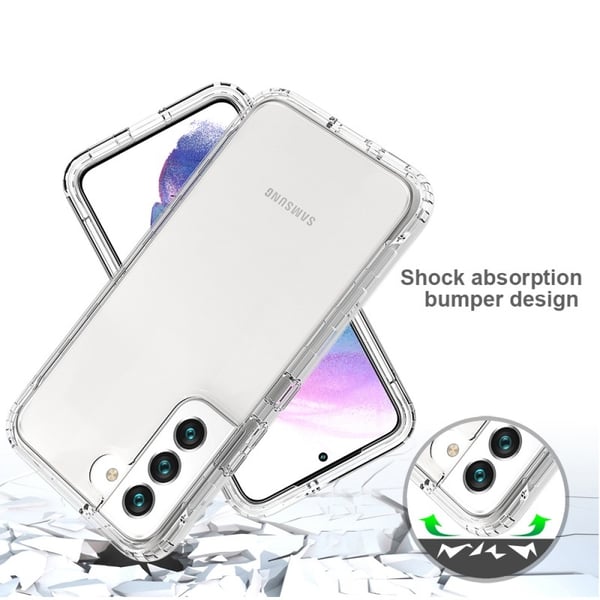 Samsung S22 Plus Heltäckande Premium 3D Skal 3in1 ThreeSixty Clear