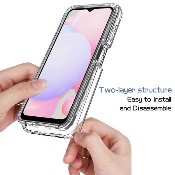Samsung A13 (4G/5G) / A04s Heltäckande Premium 3D Skal 3in1 ThreeSixty Clear