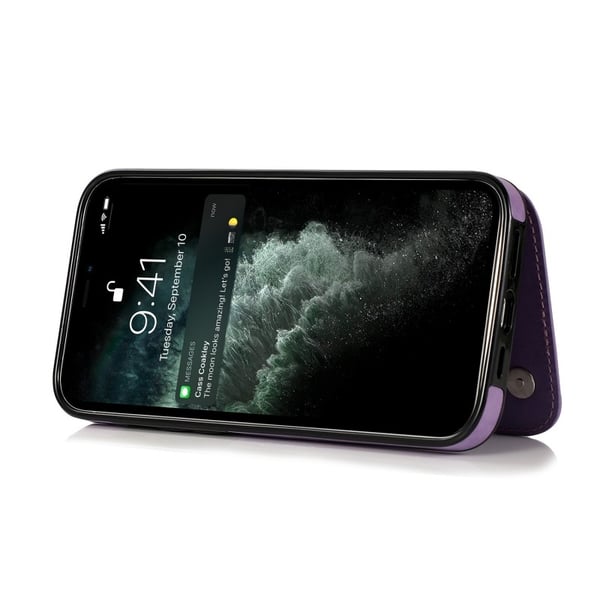 iPhone 11 Pro Stöttåligt Skal Korthållare 3-FACK Flippr V2 - Lila