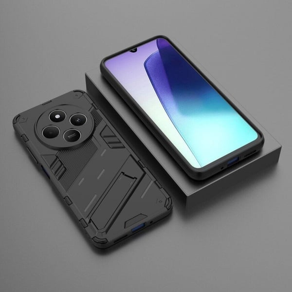 Xiaomi Redmi 14C Stöttåligt Skal med Kickstand ThinArmor V2 - Svart
