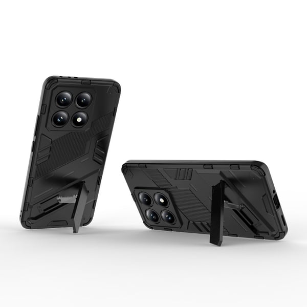 Xiaomi 14T Stöttåligt Skal med Kickstand ThinArmor V2 - Svart