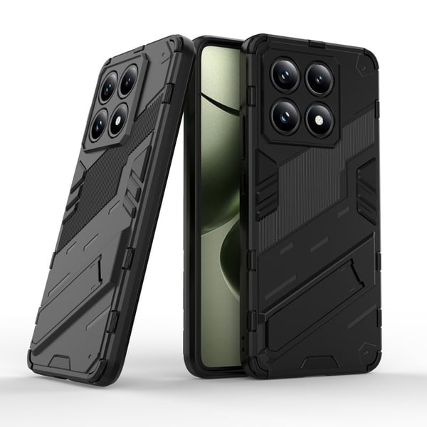 Xiaomi 14T Stöttåligt Skal med Kickstand ThinArmor V2 - Svart Xiaomi 14T Stöttåligt Skal med Kickstand ThinArmor V2 - Svart