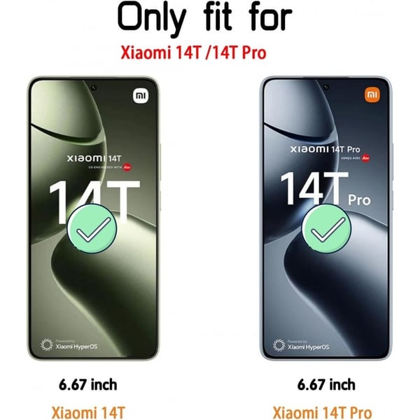 Xiaomi 14T Härdat glas 0.26mm 2.5D 9H