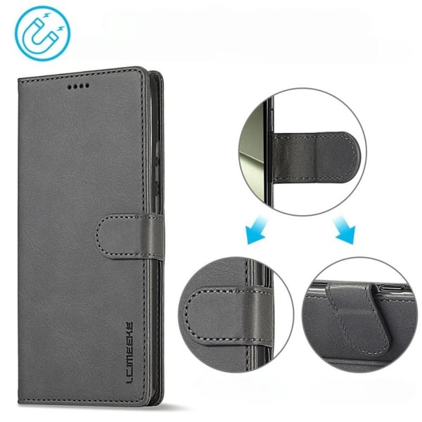 LC.IMEEKE Plånboksfodral Xiaomi 14T Pro - Svart