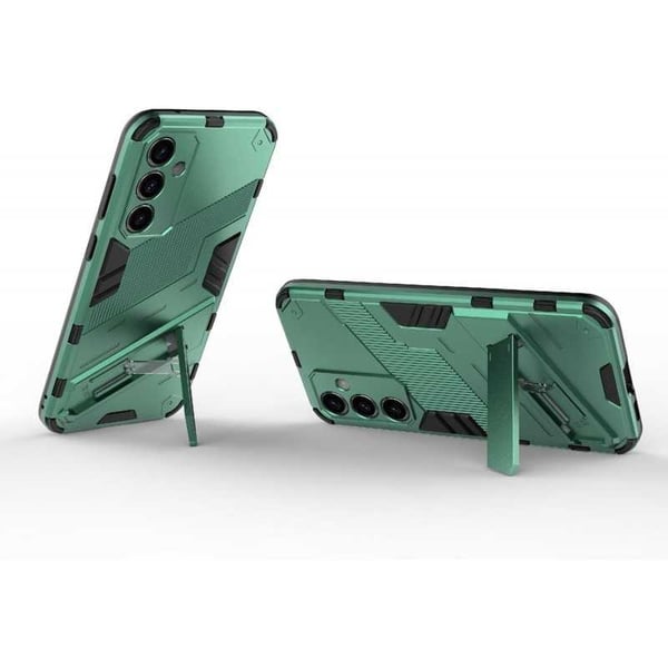 Samsung S25 Stöttåligt Skal med Kickstand ThinArmor V2 - Grön