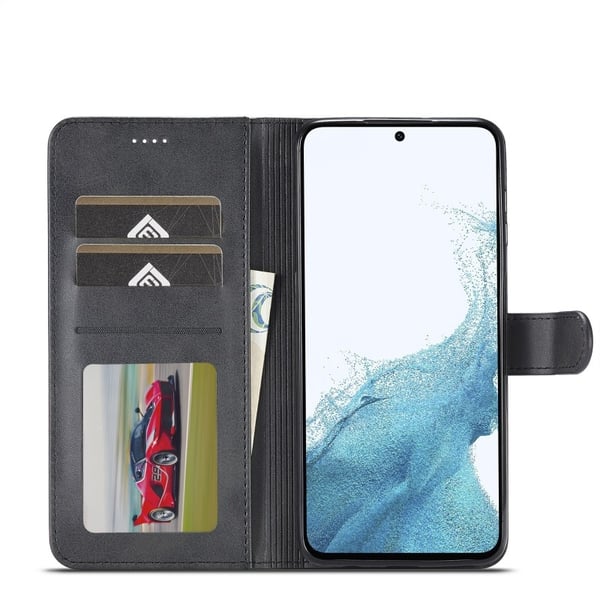 LC.IMEEKE Plånboksfodral Samsung S25 Plus - Svart