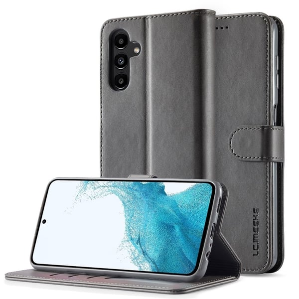 LC.IMEEKE Plånboksfodral Samsung S25 Plus - Grå
