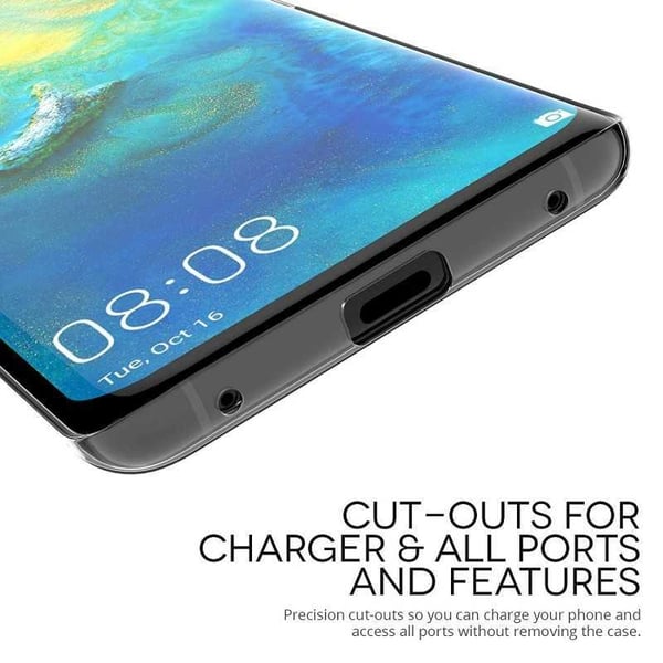 Mate 20 Pro Stöttåligt Genomskinligt Skal Simple