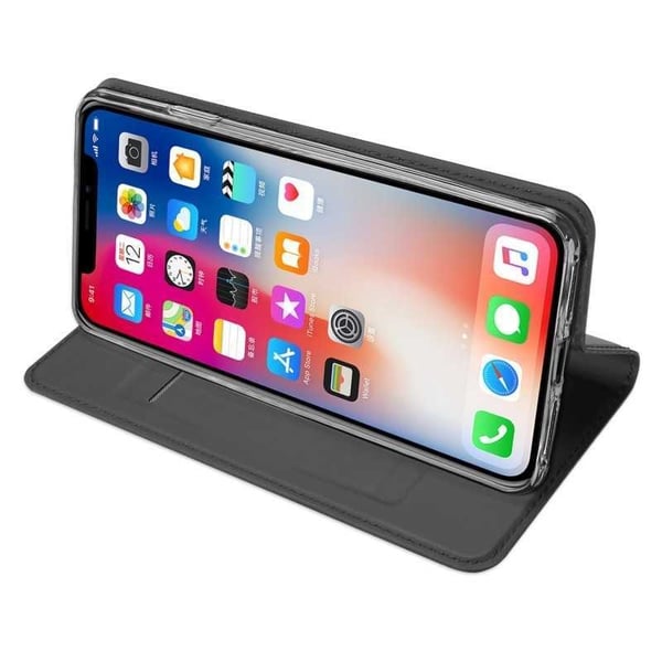 iPhone XR Flip Case Skin Pro korttilokerolla