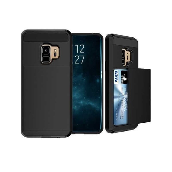 Samsung S9 Plus Stöttåligt Skal med Kortfack